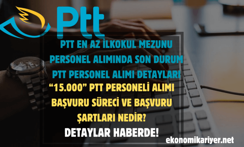 ptt personel alımı