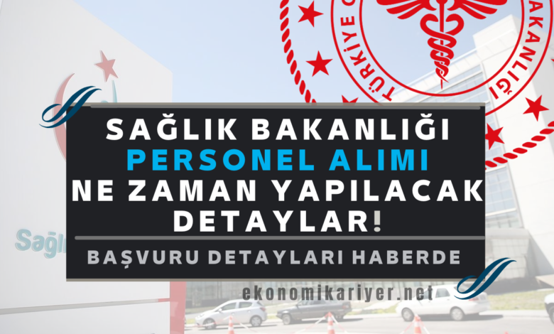 sağlık bakanlığı personel alımı