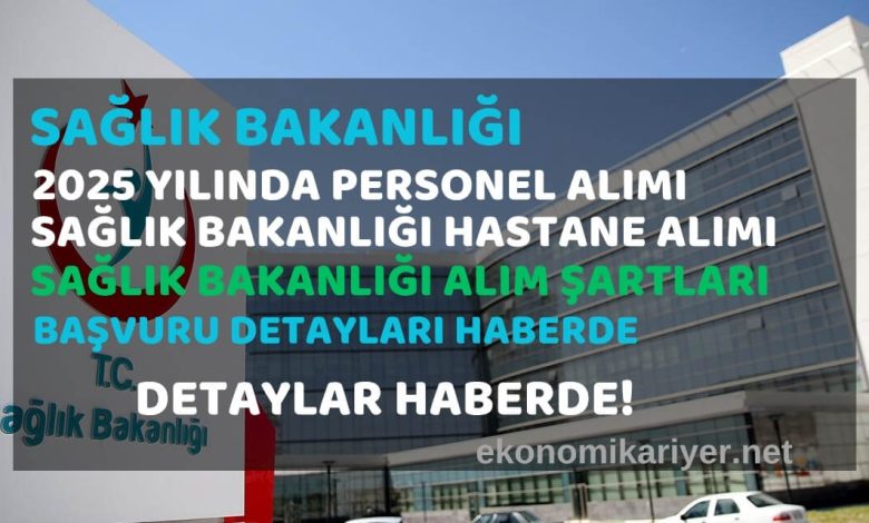 sağlık bakanlığı personel alımı